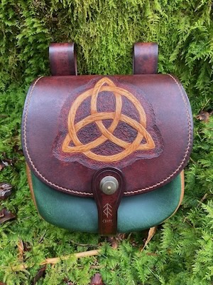sacoche cuir triquetra