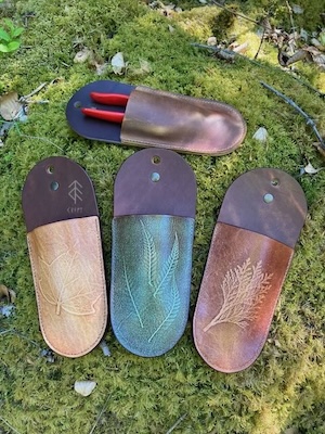 étuis sécateur cuir